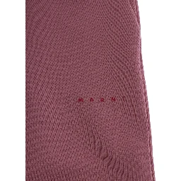 pink pants with elasticated waist and logo on the front in cotton Girl