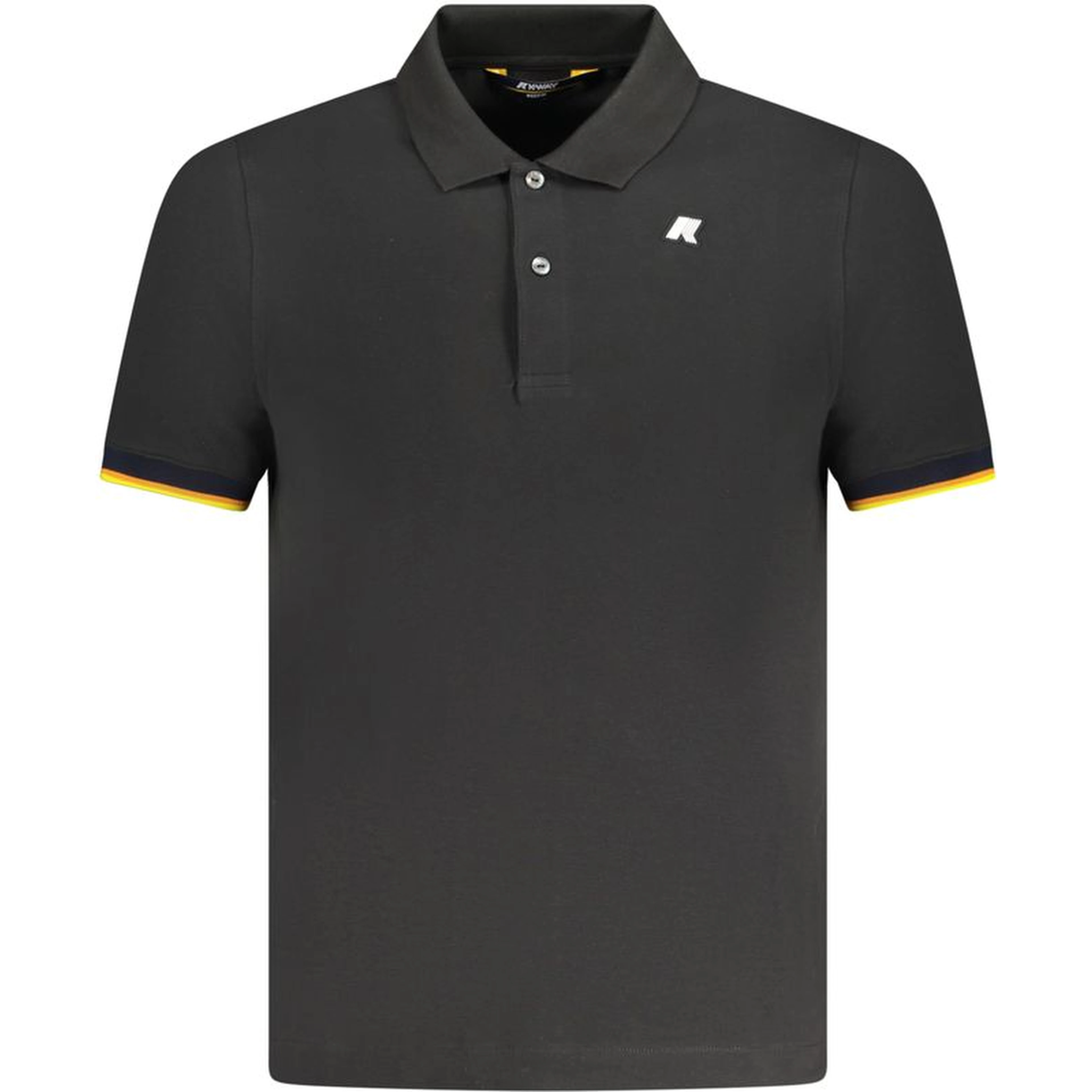 Black Cotton Men's Polo