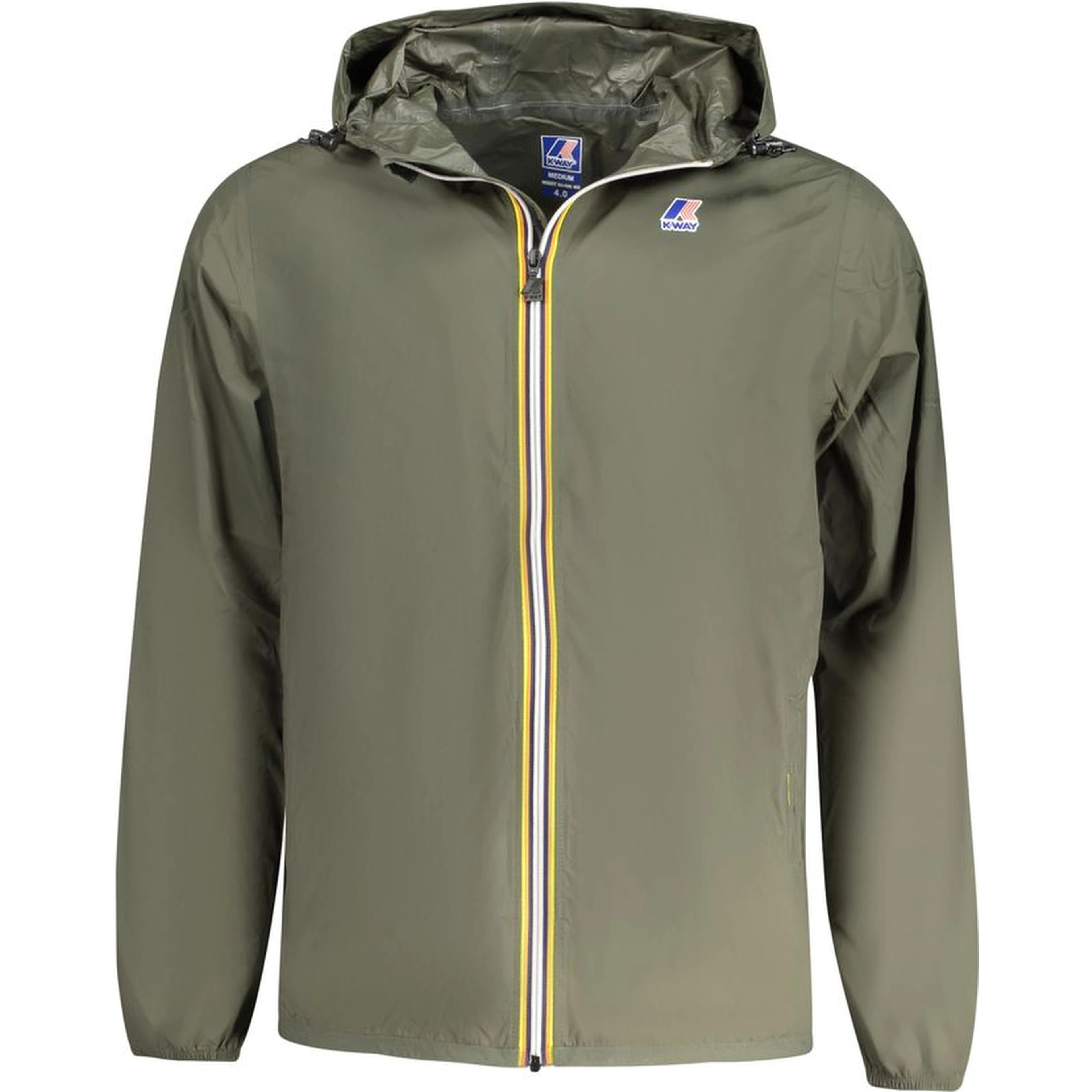 Green Polyamide Men's Jacket