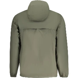 Green Polyamide Men's Jacket