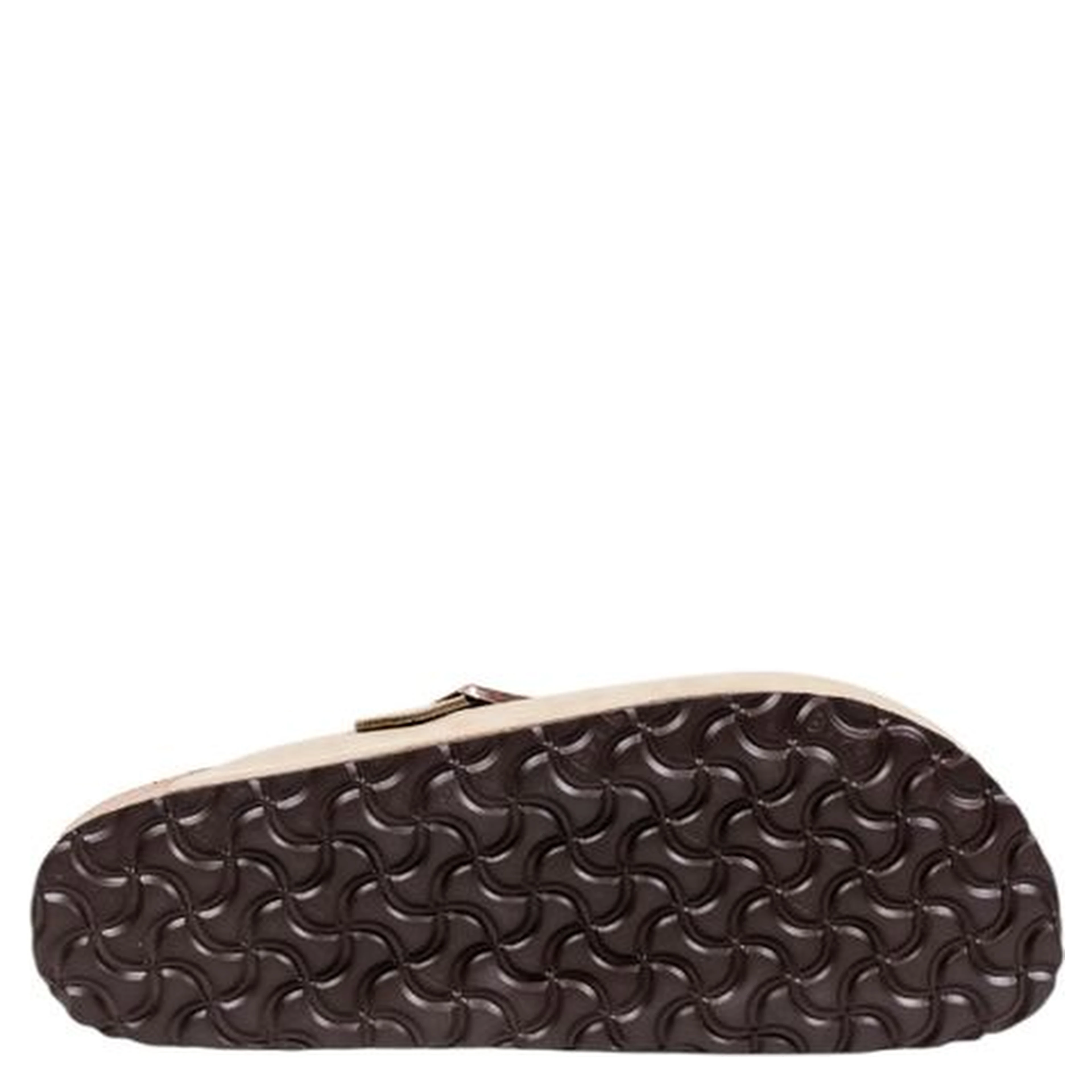 Beige Leather Clogs