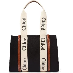 Black Wool Tote Bag