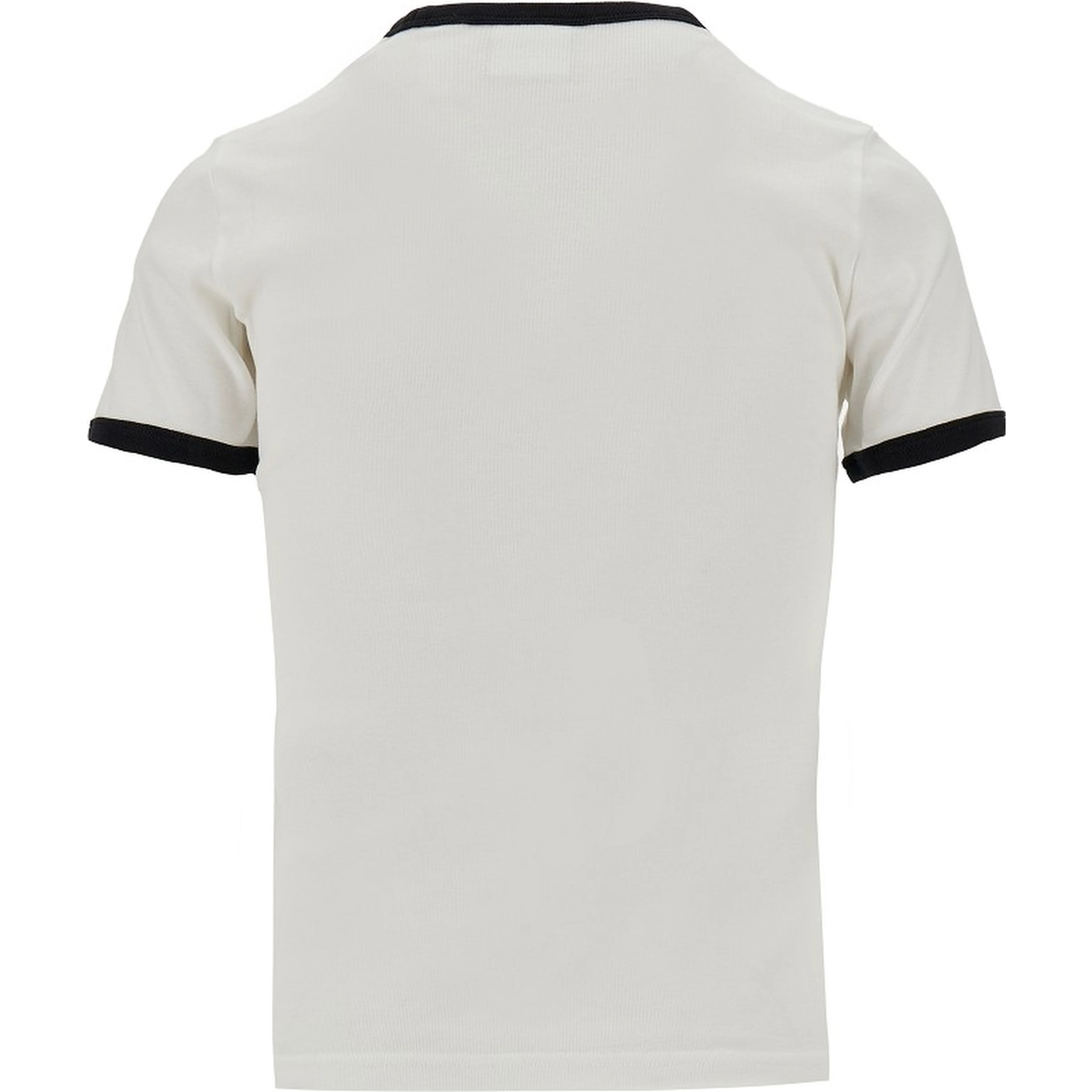Cotton T-shirt with contrasting trims
