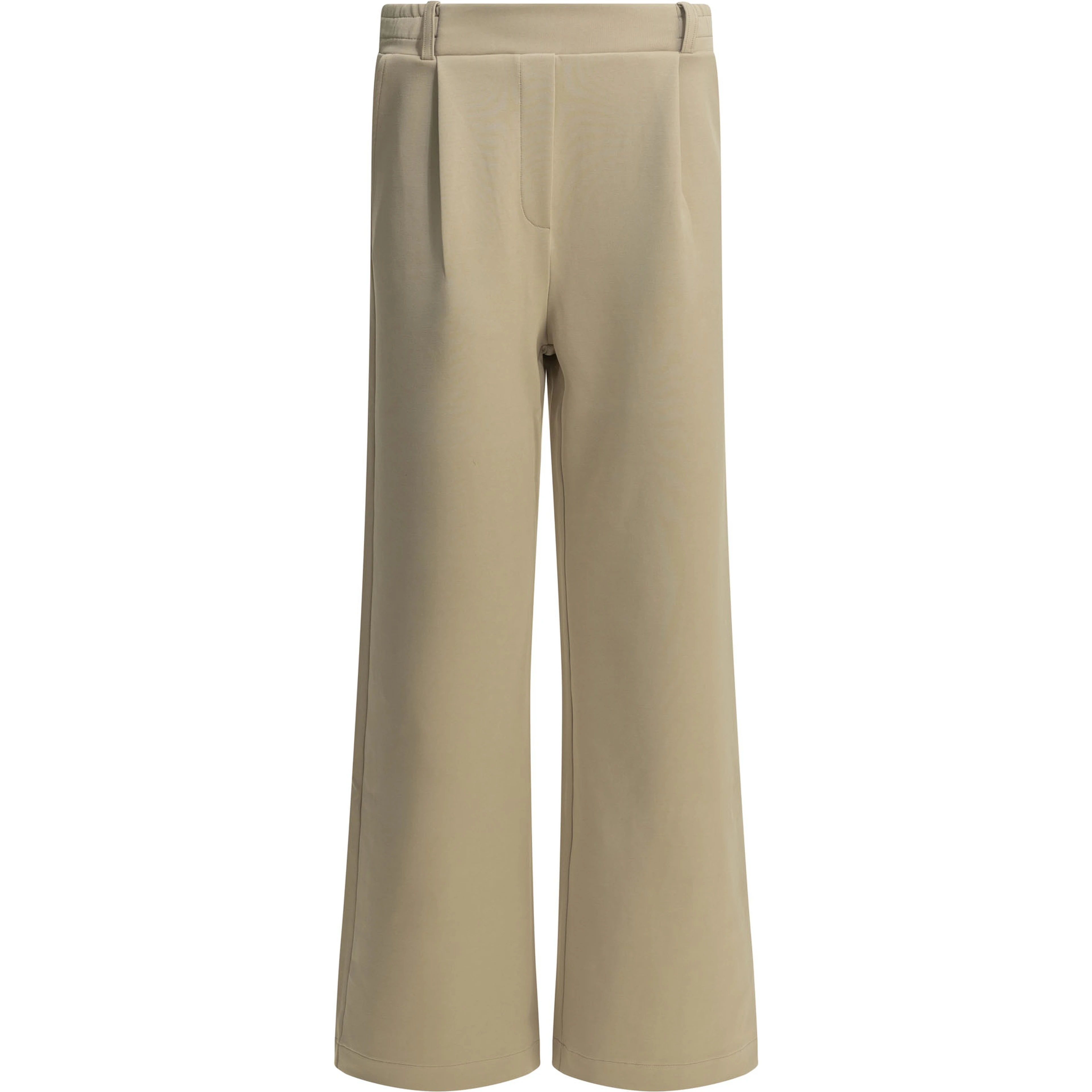 Wide leg pants in organic cotton