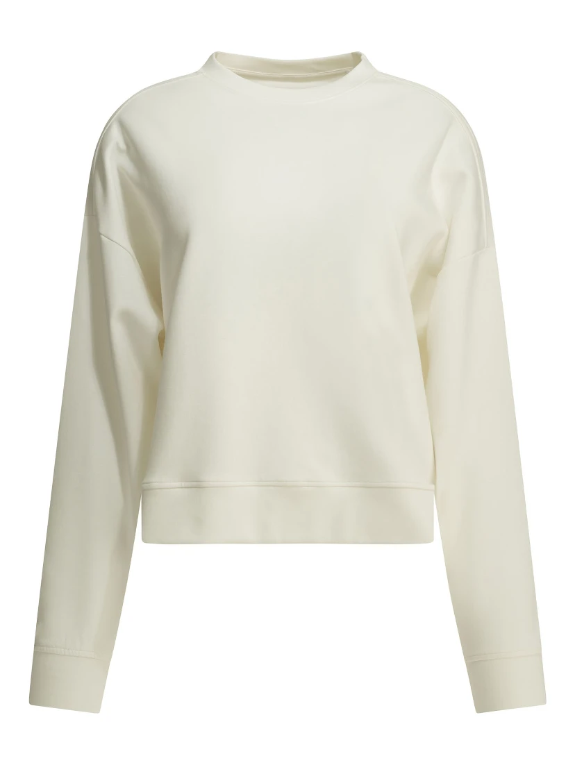 Crewneck sweater in organic cotton