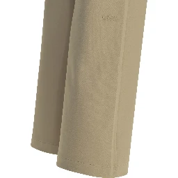 Wide leg pants in organic cotton