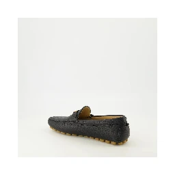 "Driver" leather loafers