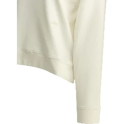 Crewneck sweater in organic cotton