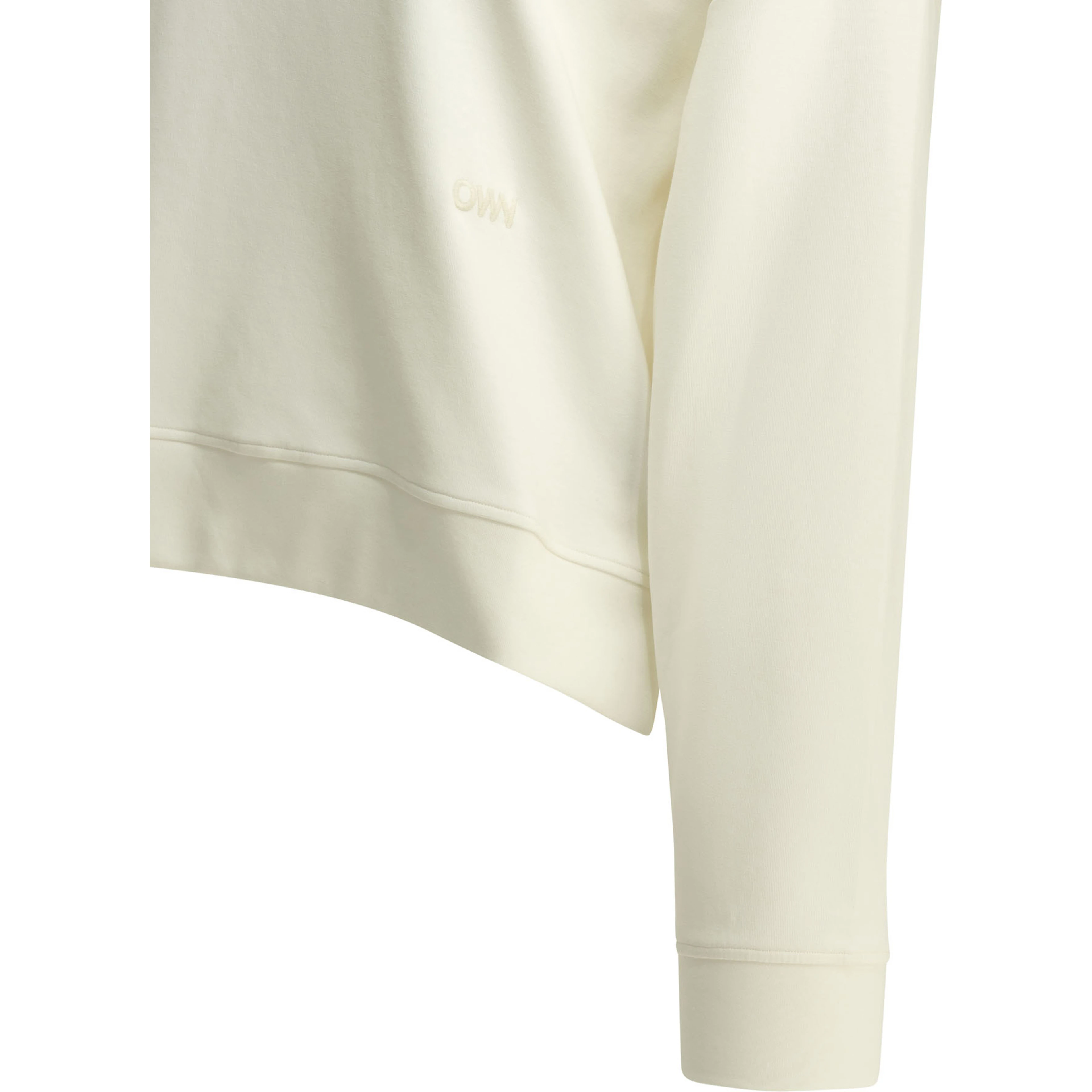 Crewneck sweater in organic cotton