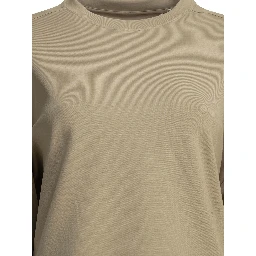 Crewneck sweater in organic cotton