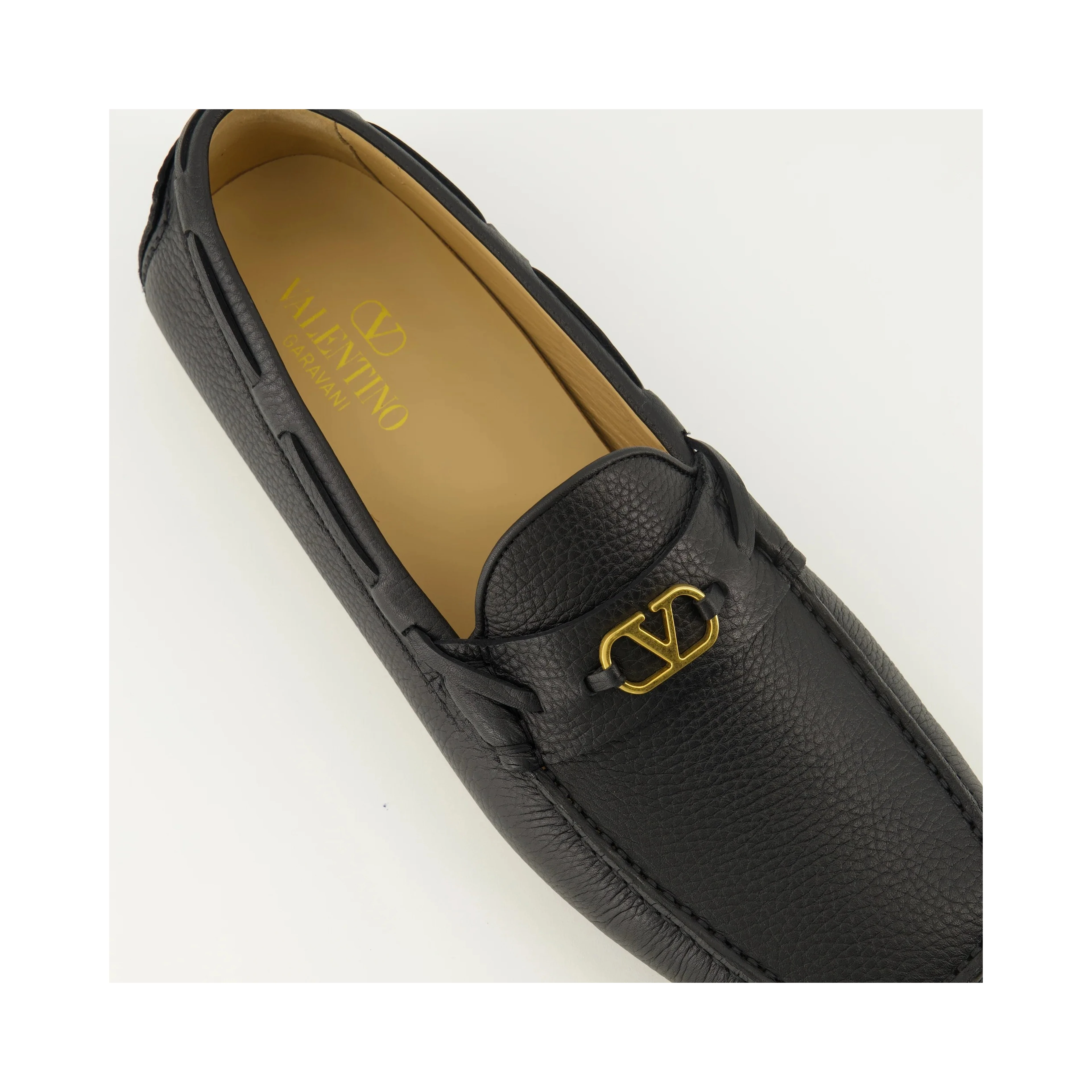 "Driver" leather loafers