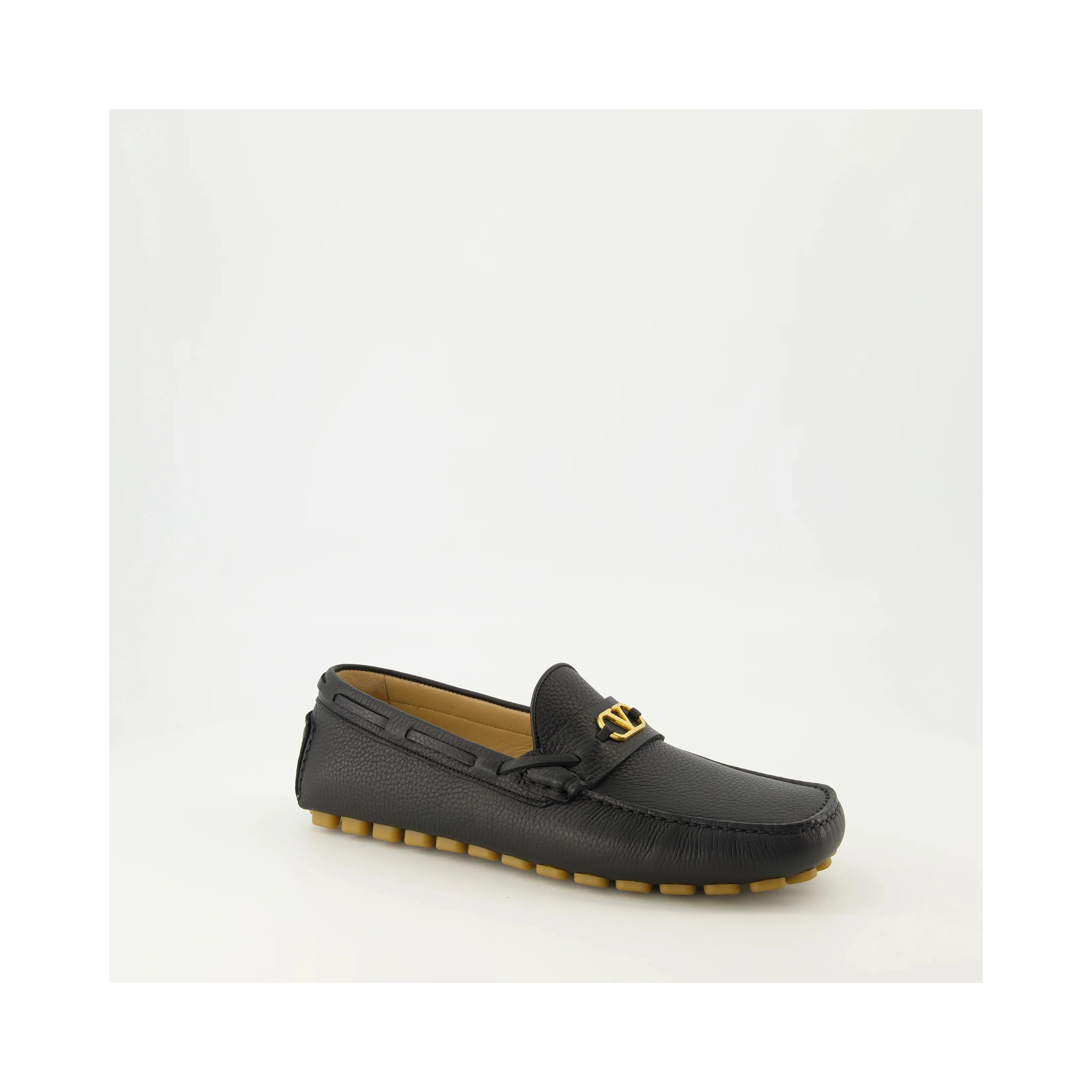 "Driver" leather loafers