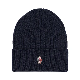 Wool beanie with logo