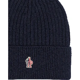 Wool beanie with logo