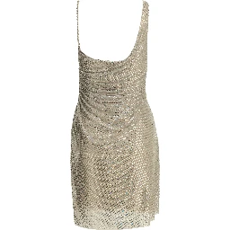 Short dress with rhinestones