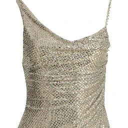 Short dress with rhinestones