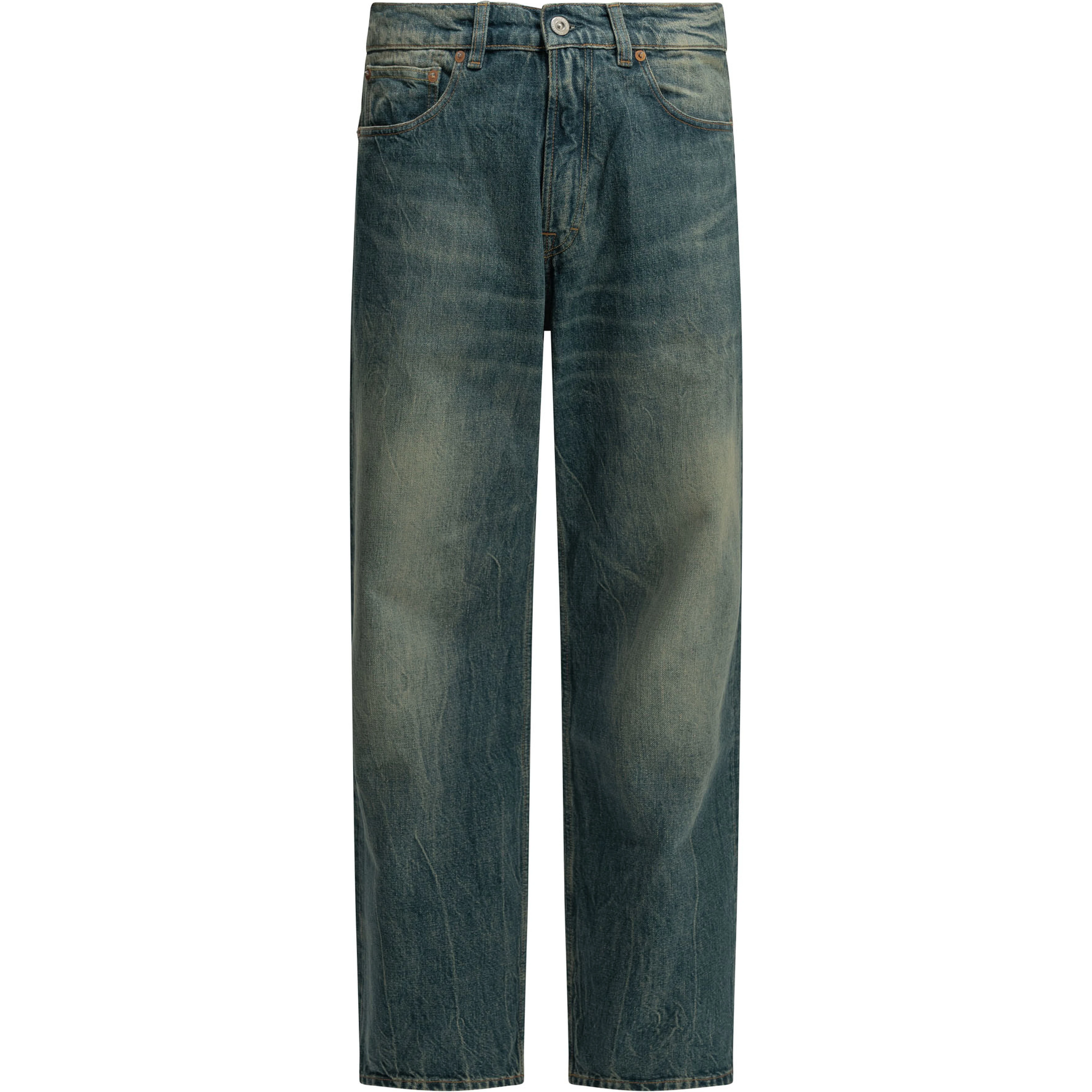 "Third Cut" Straight-Leg Jeans