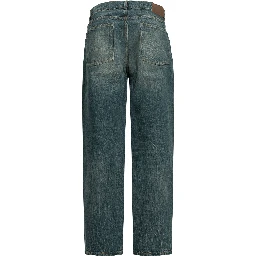 "Third Cut" Straight-Leg Jeans