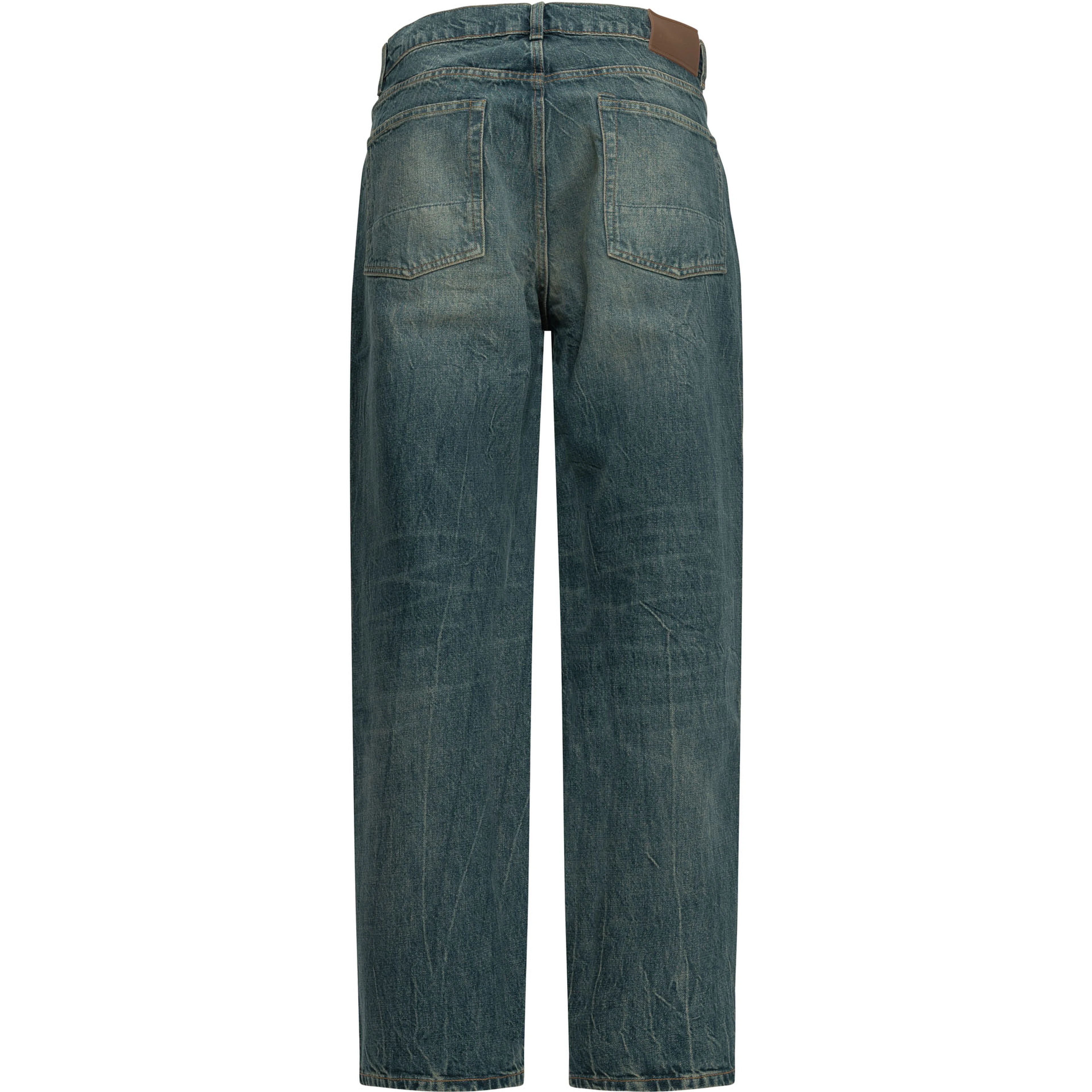 "Third Cut" Straight-Leg Jeans