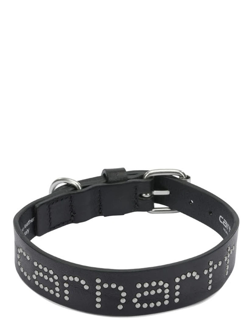 "Script Studs" Dog Collar S/M