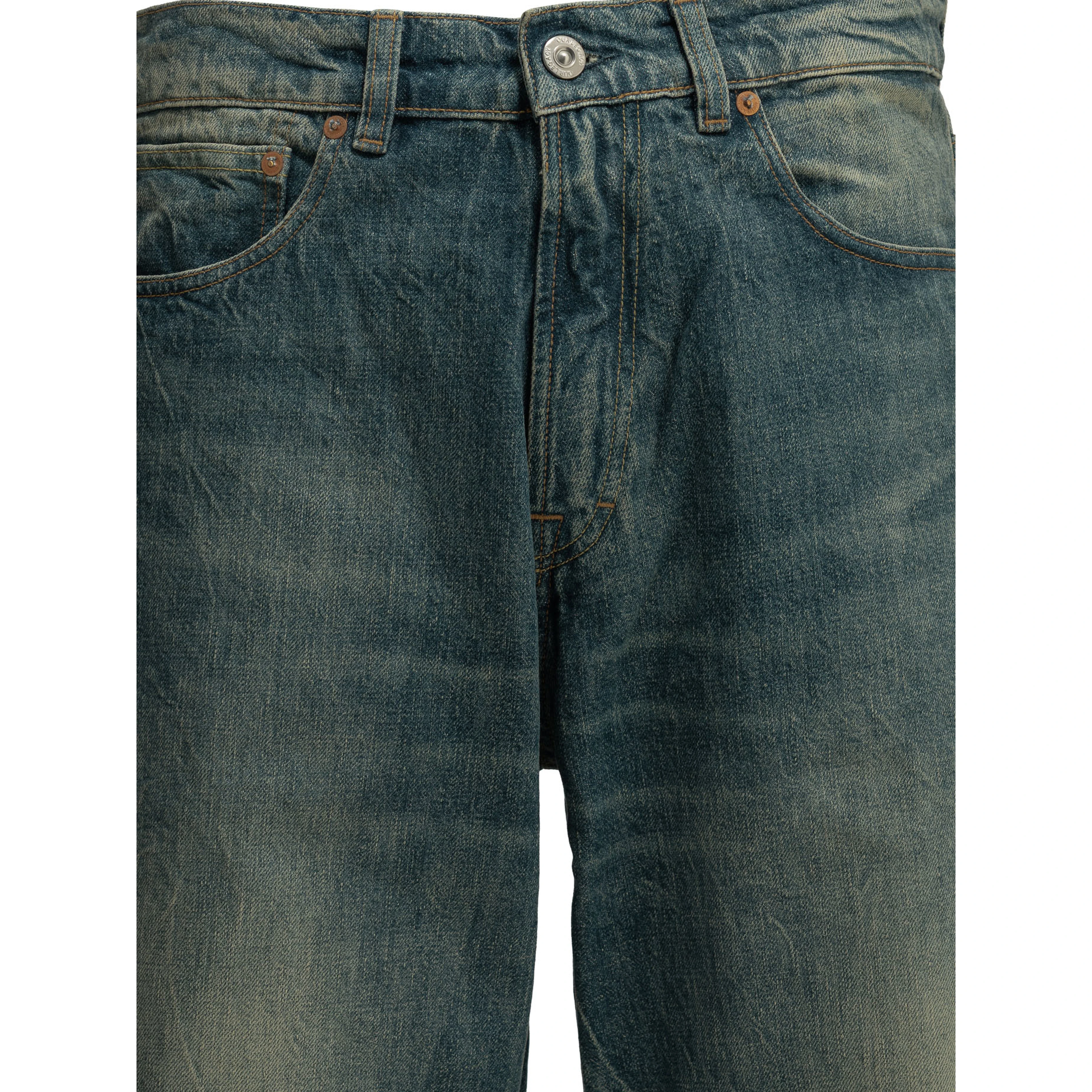 "Third Cut" Straight-Leg Jeans