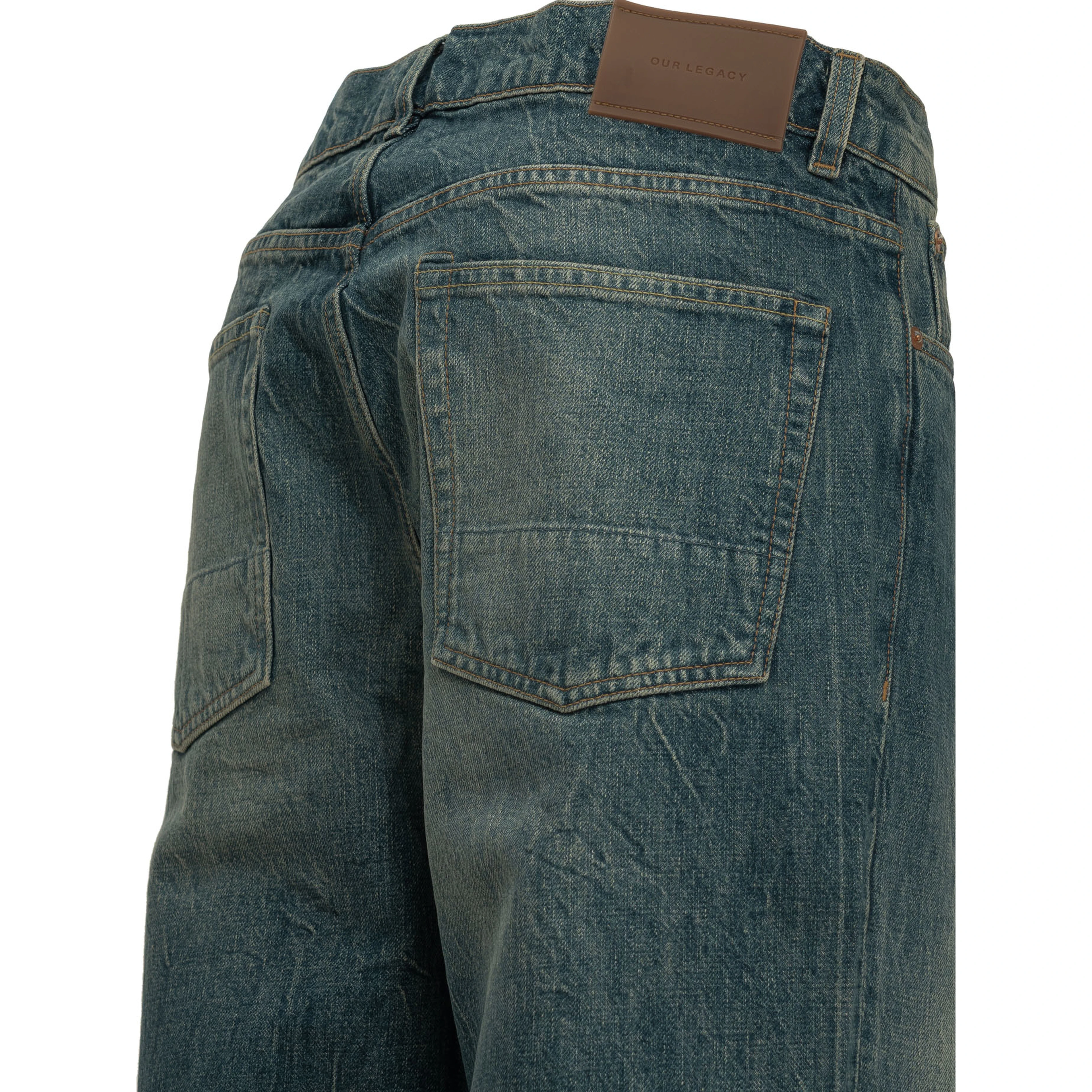 "Third Cut" Straight-Leg Jeans