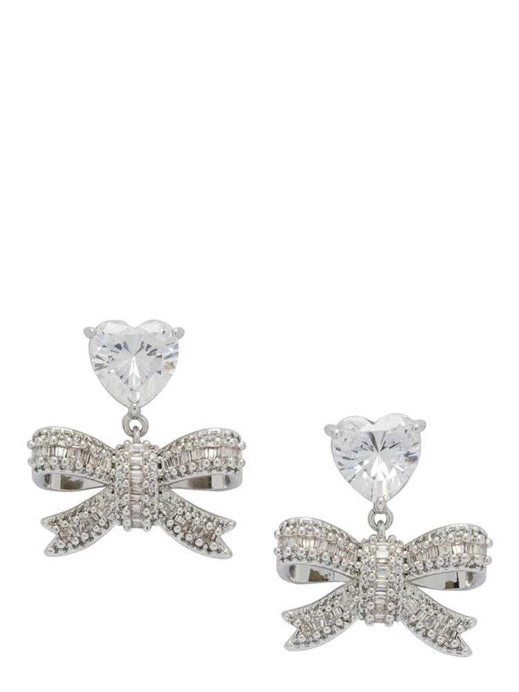 Earrings with crystals