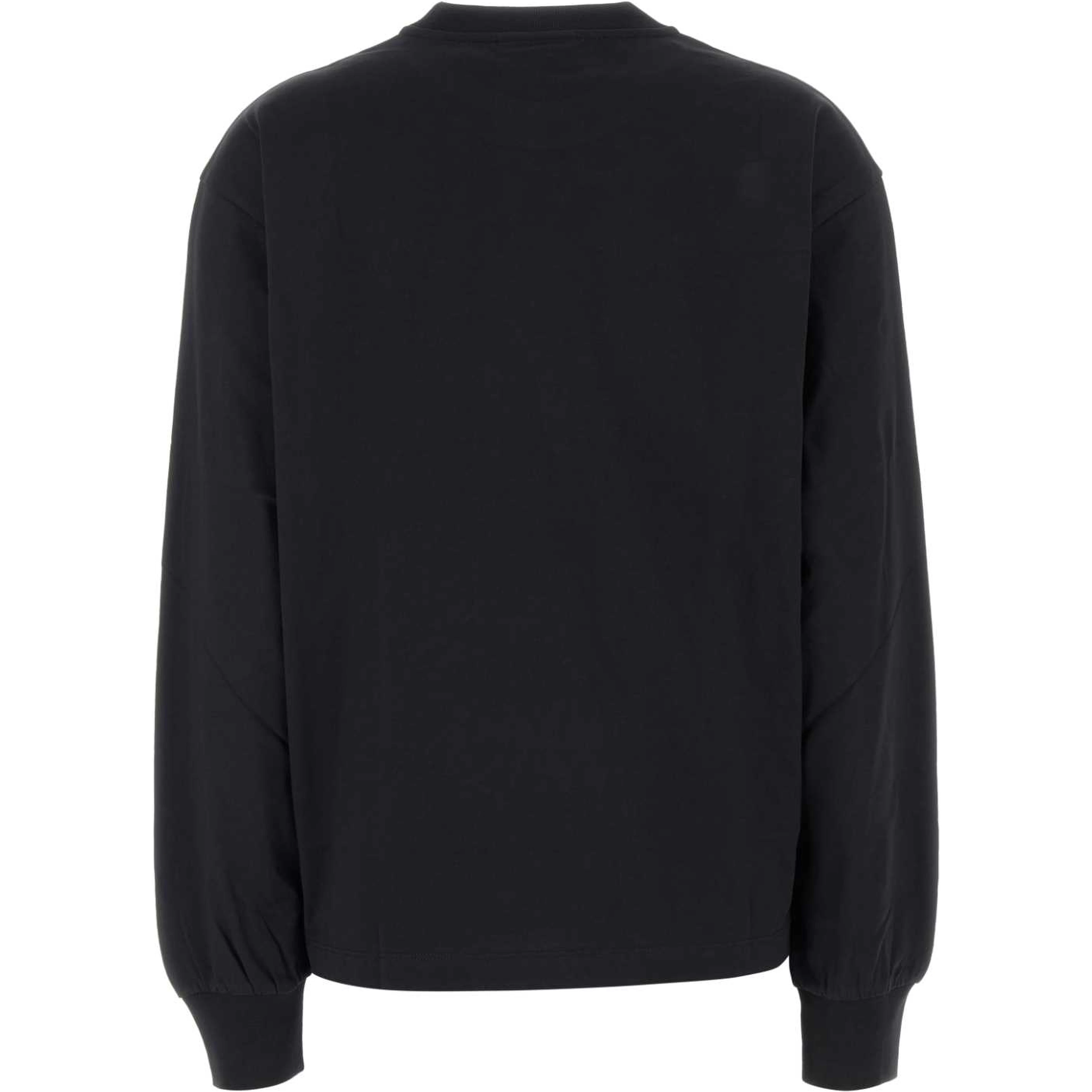 Basic Cotton Jersey Longsleeve Flower Print