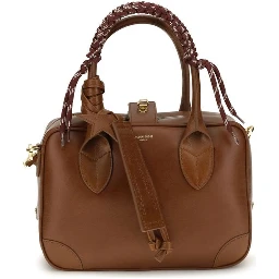 Brown Calf Leather Bos Taurus Handbag