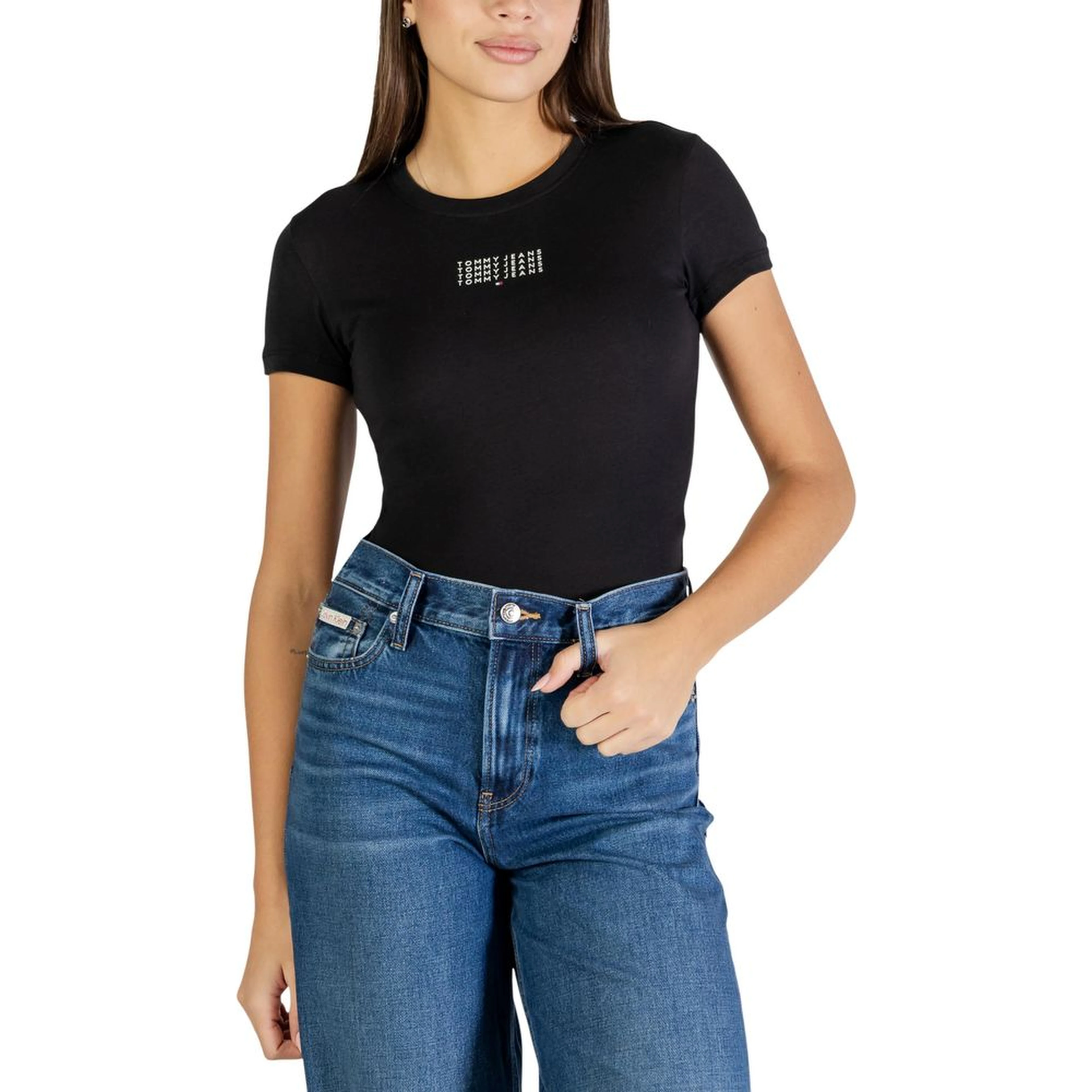 Black Recycled Cotton T-Shirt