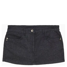 Navy Blue Denim Skirt
