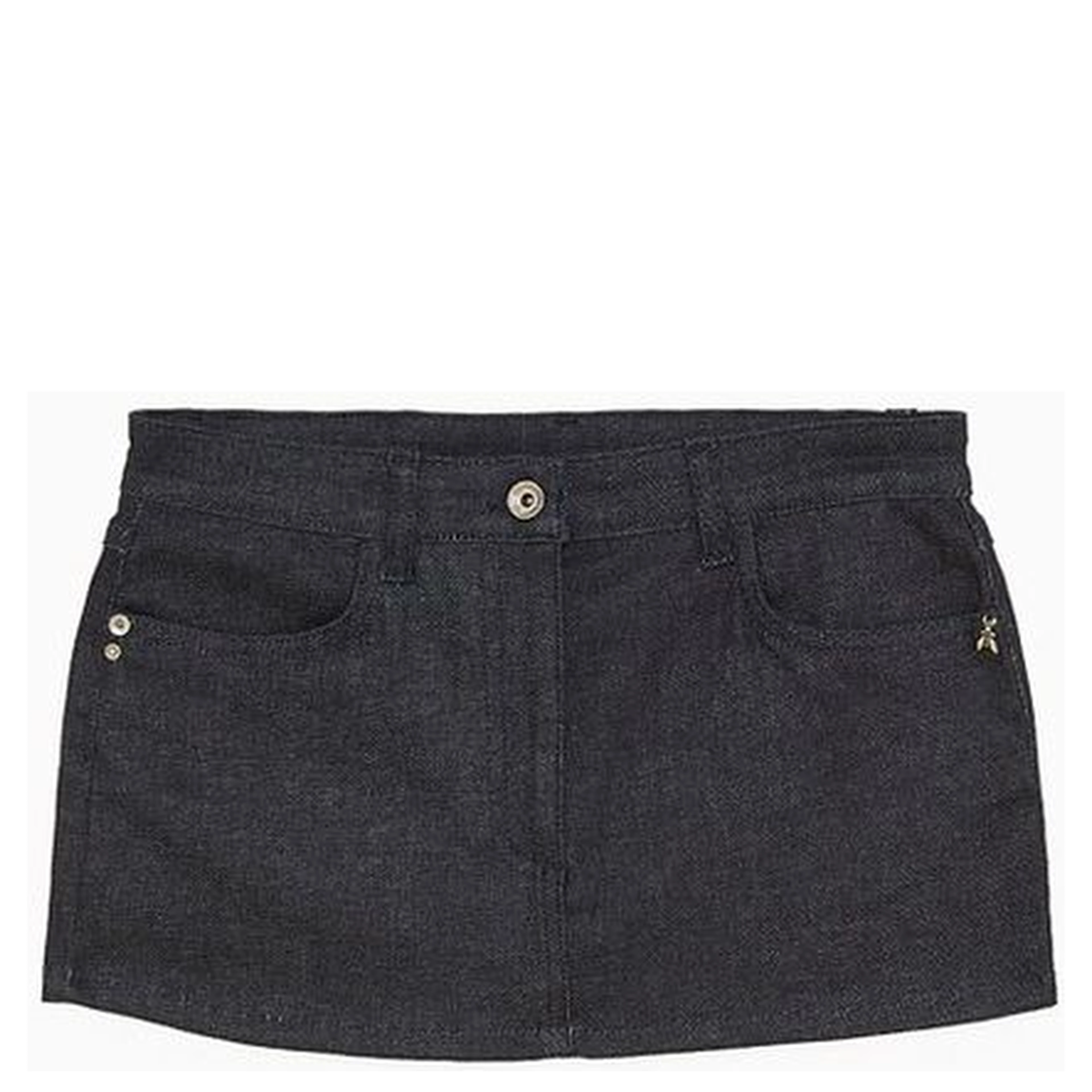 Navy Blue Denim Skirt
