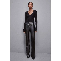 Black Leather Pants