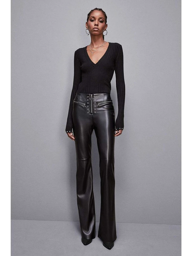 Black Leather Pants
