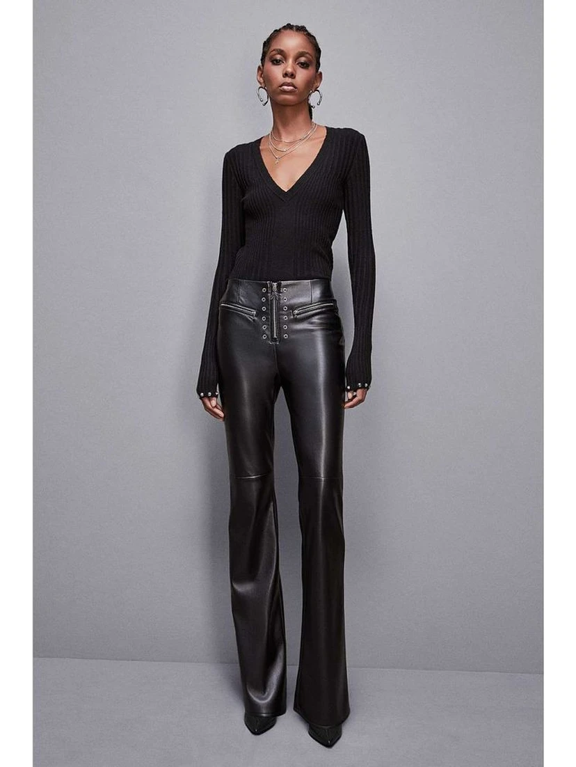 Black Leather Pants
