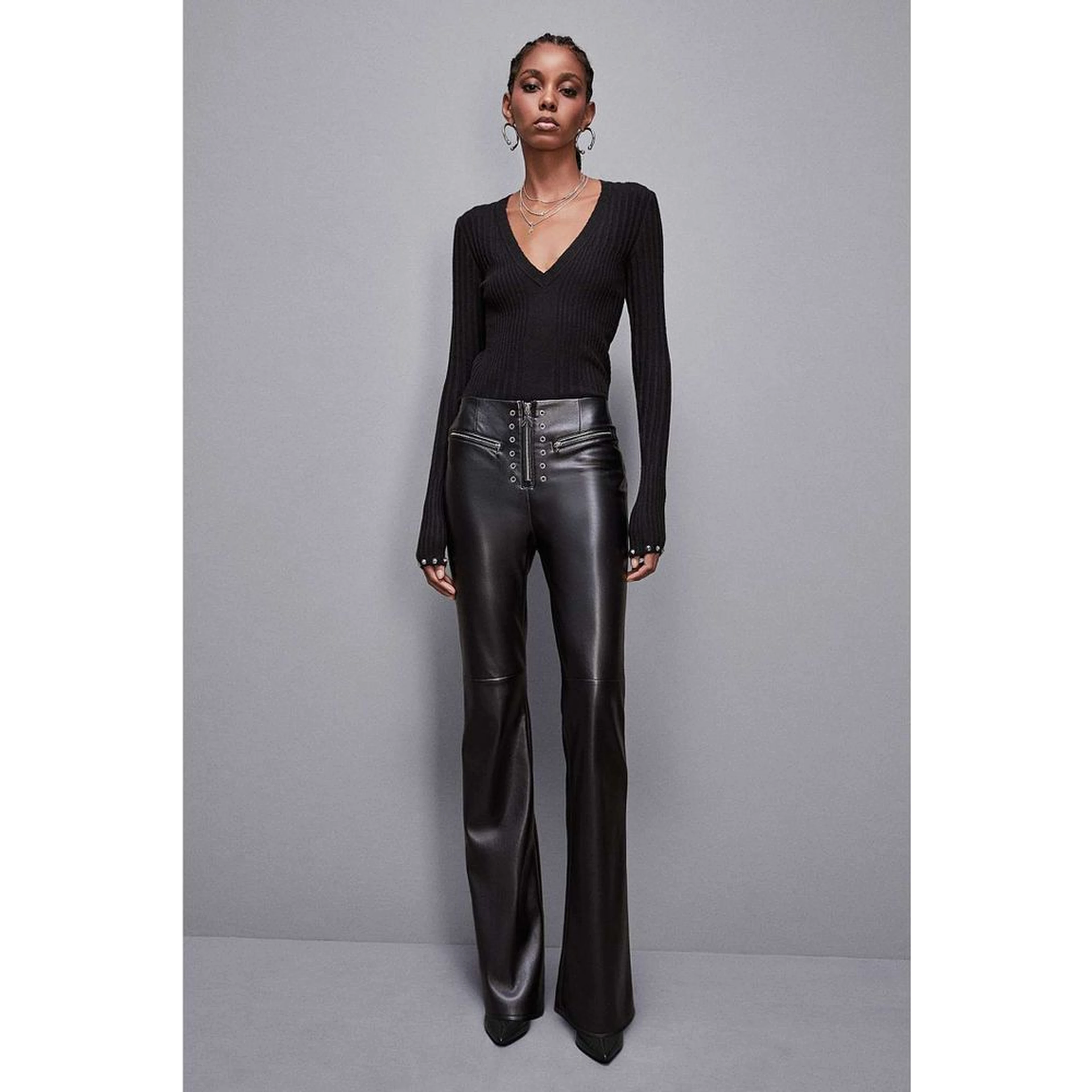 Black Leather Pants