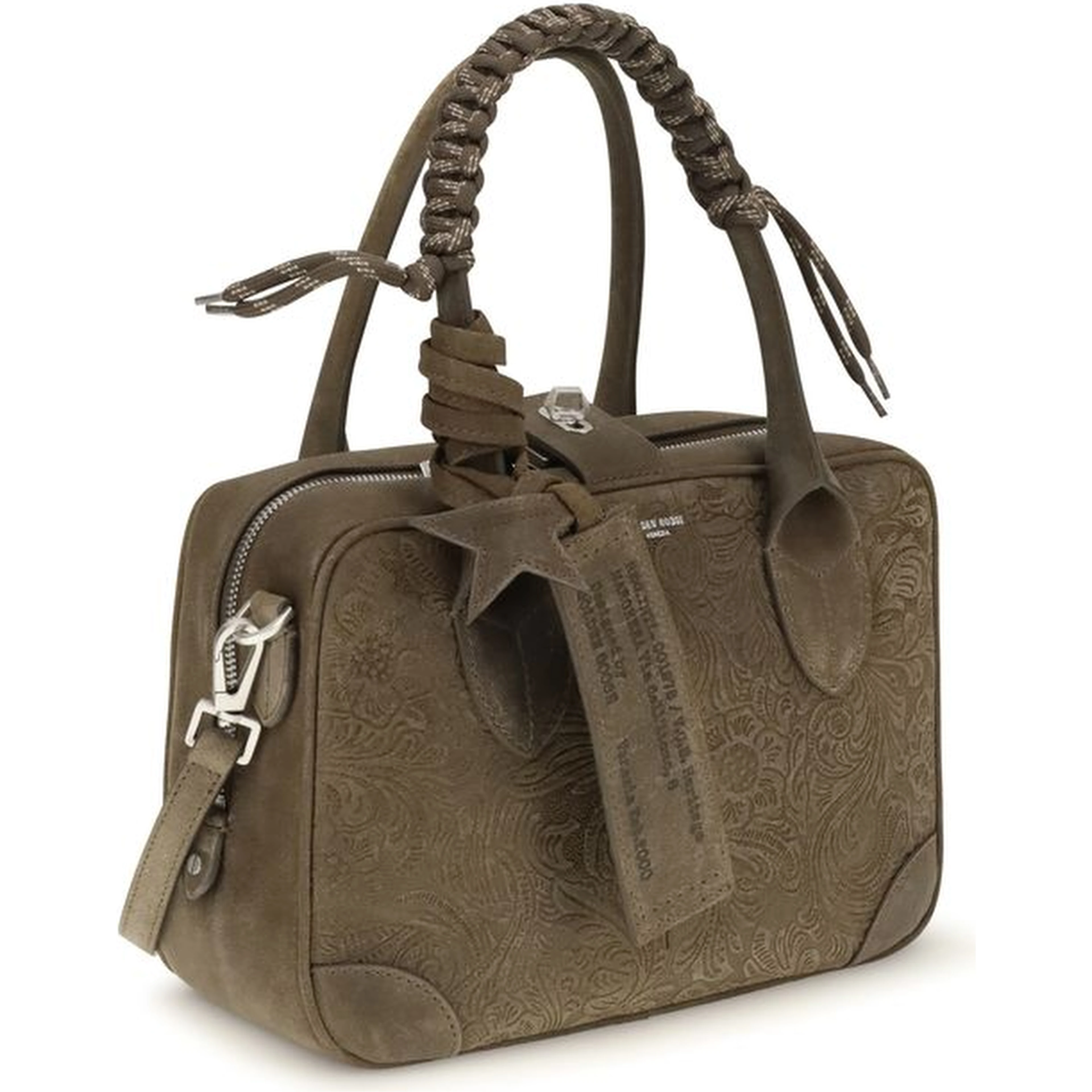 Brown Calf Leather Bos Taurus Handbag