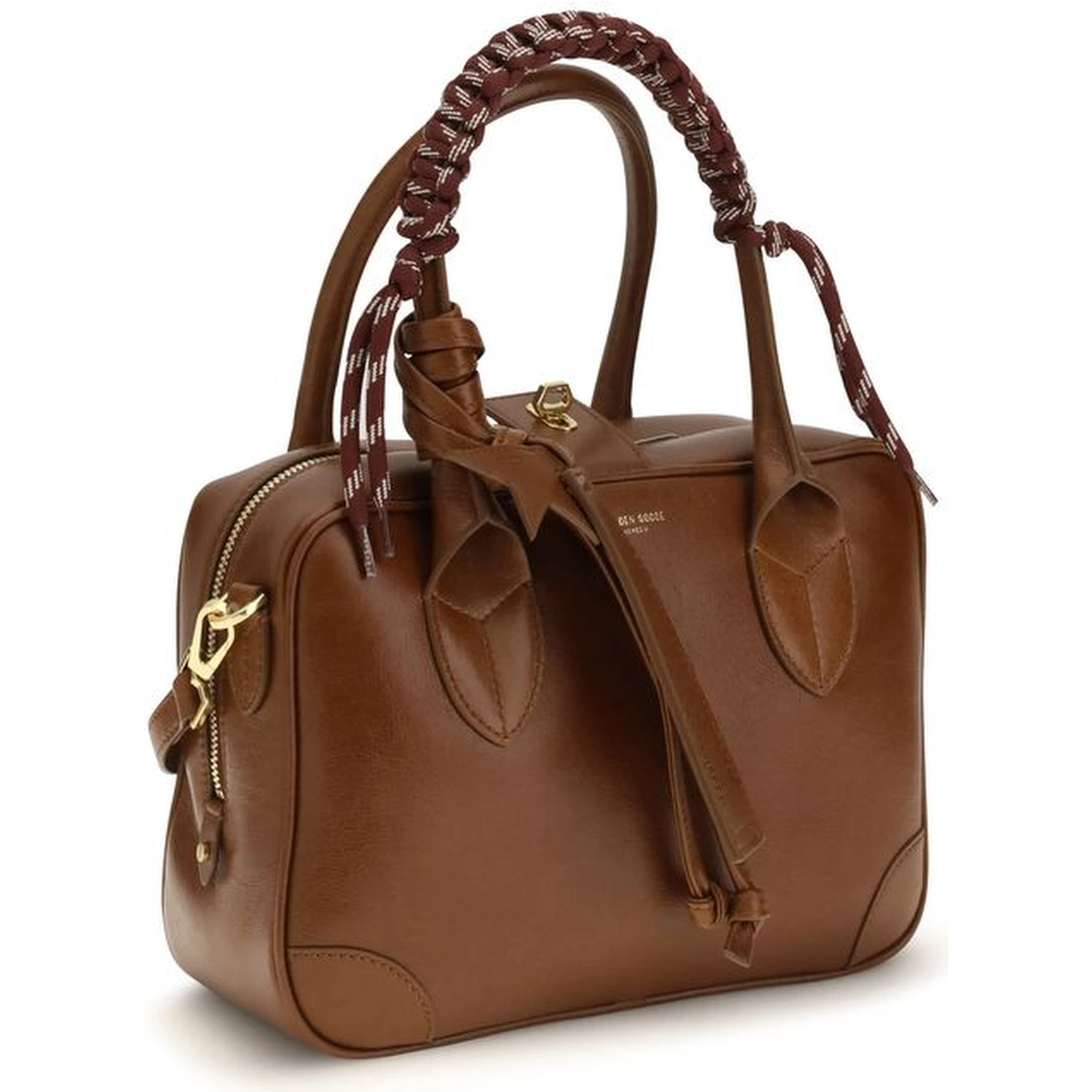Brown Calf Leather Bos Taurus Handbag