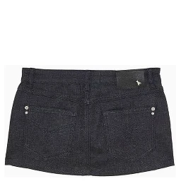 Navy Blue Denim Skirt