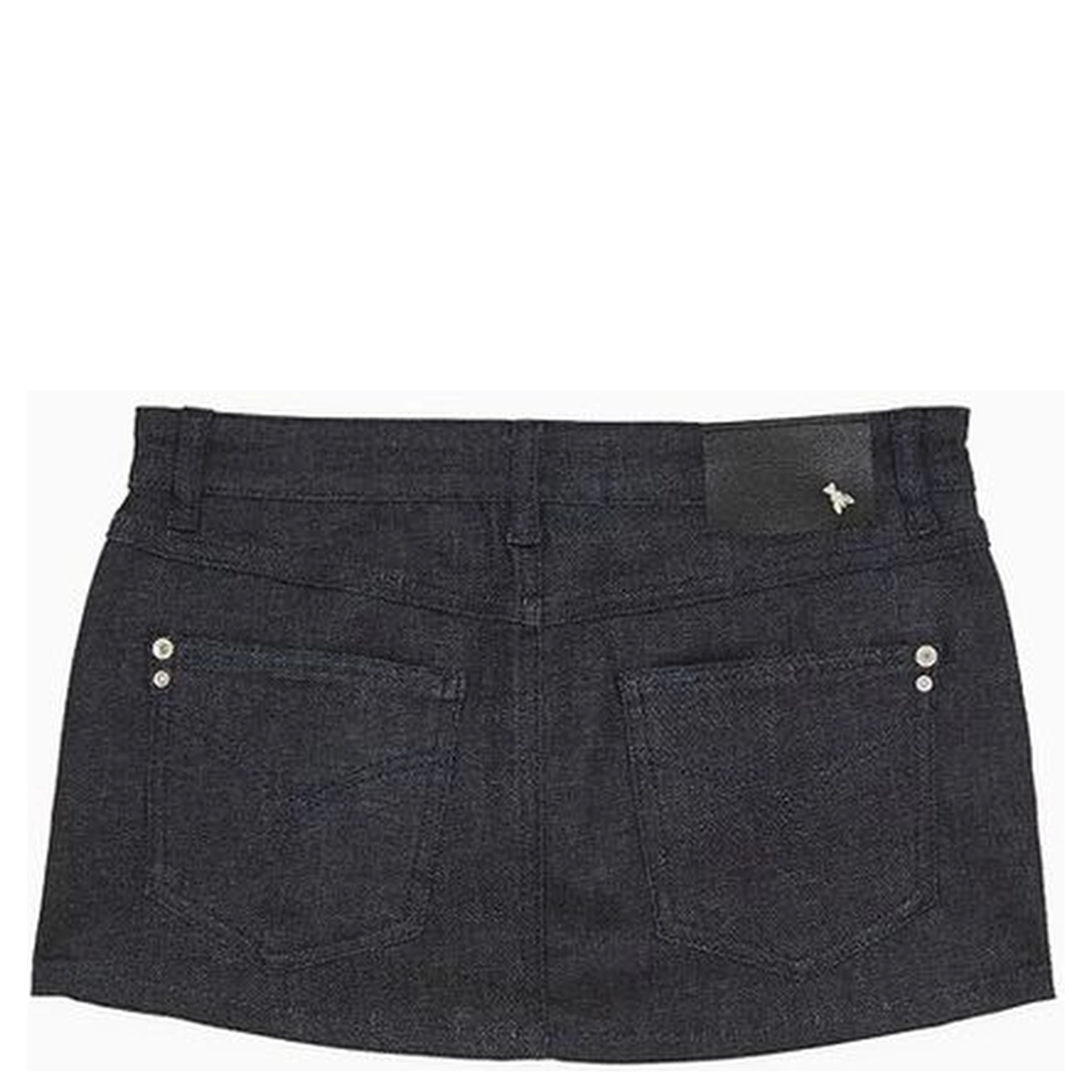 Navy Blue Denim Skirt