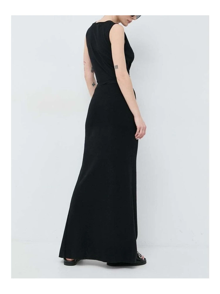 Black Cotton Casual Dress alternative