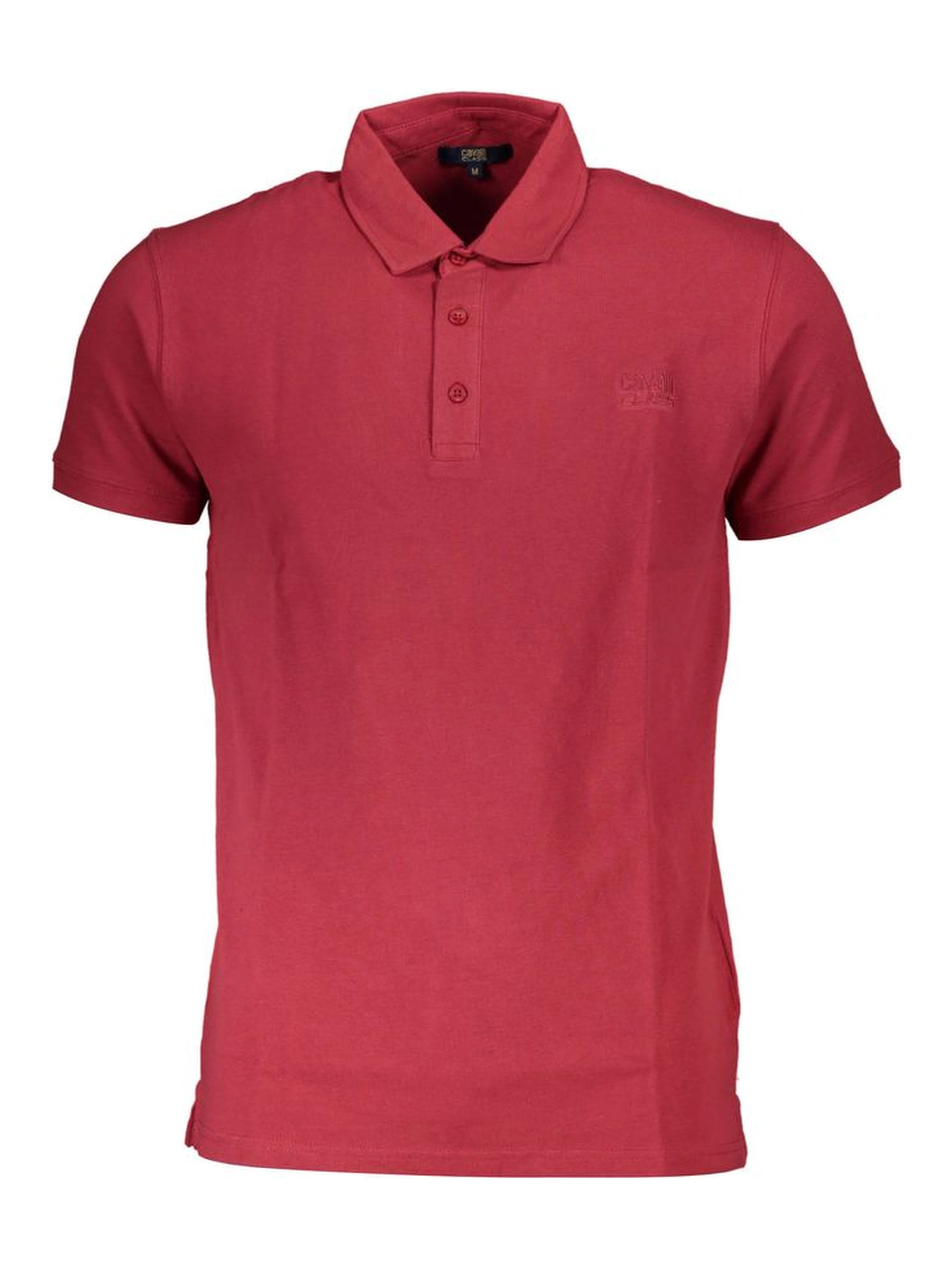 Red Cotton Men's Polo Shirt
