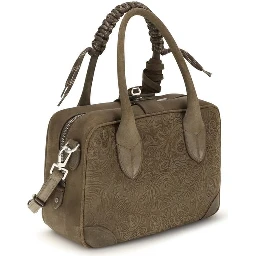 Brown Calf Leather Bos Taurus Handbag
