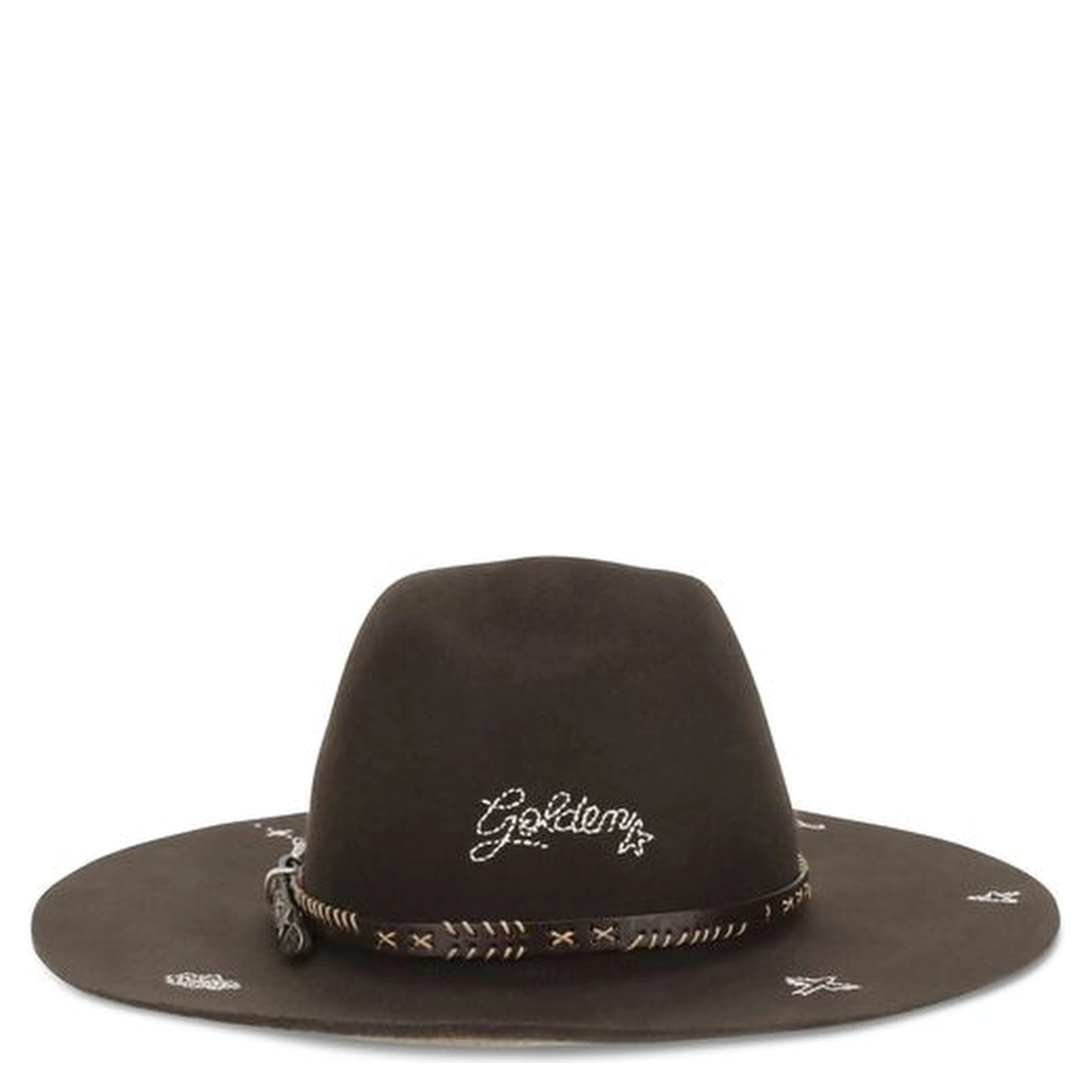 Brown Wool Oves Aries Fedora