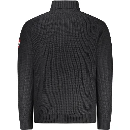 Blue Wool Men Sweater