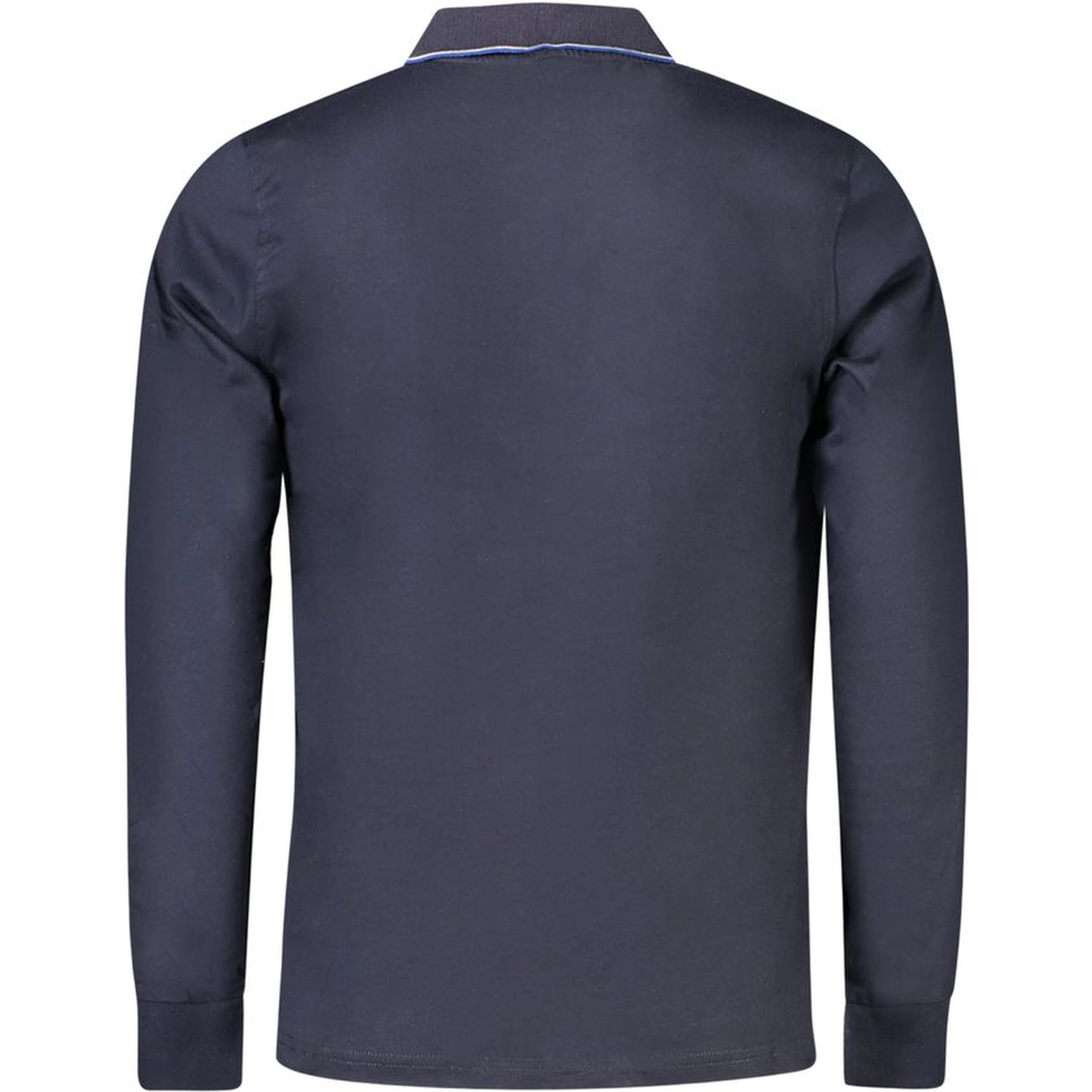 Blue Cotton Men's Polo