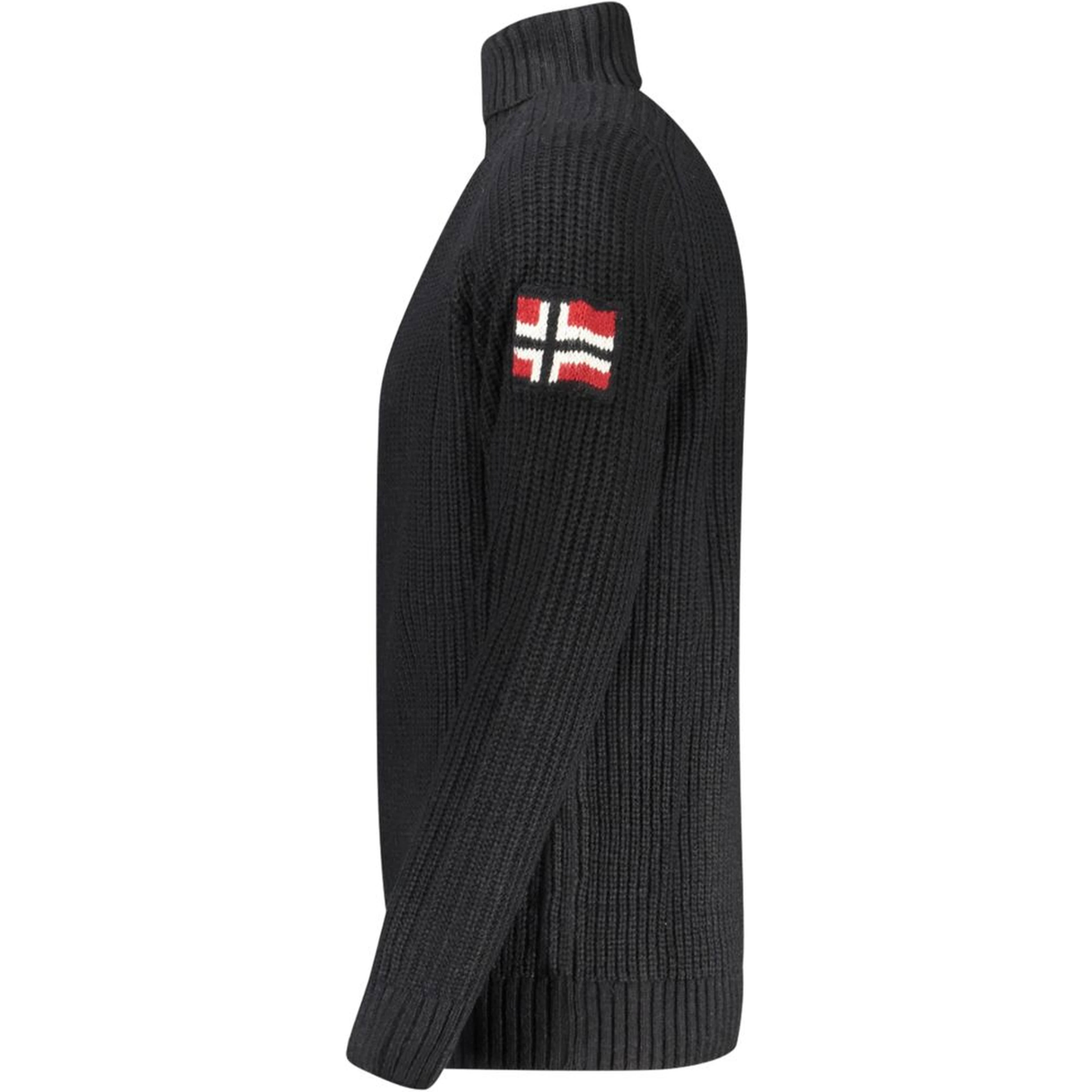 Blue Wool Men Sweater