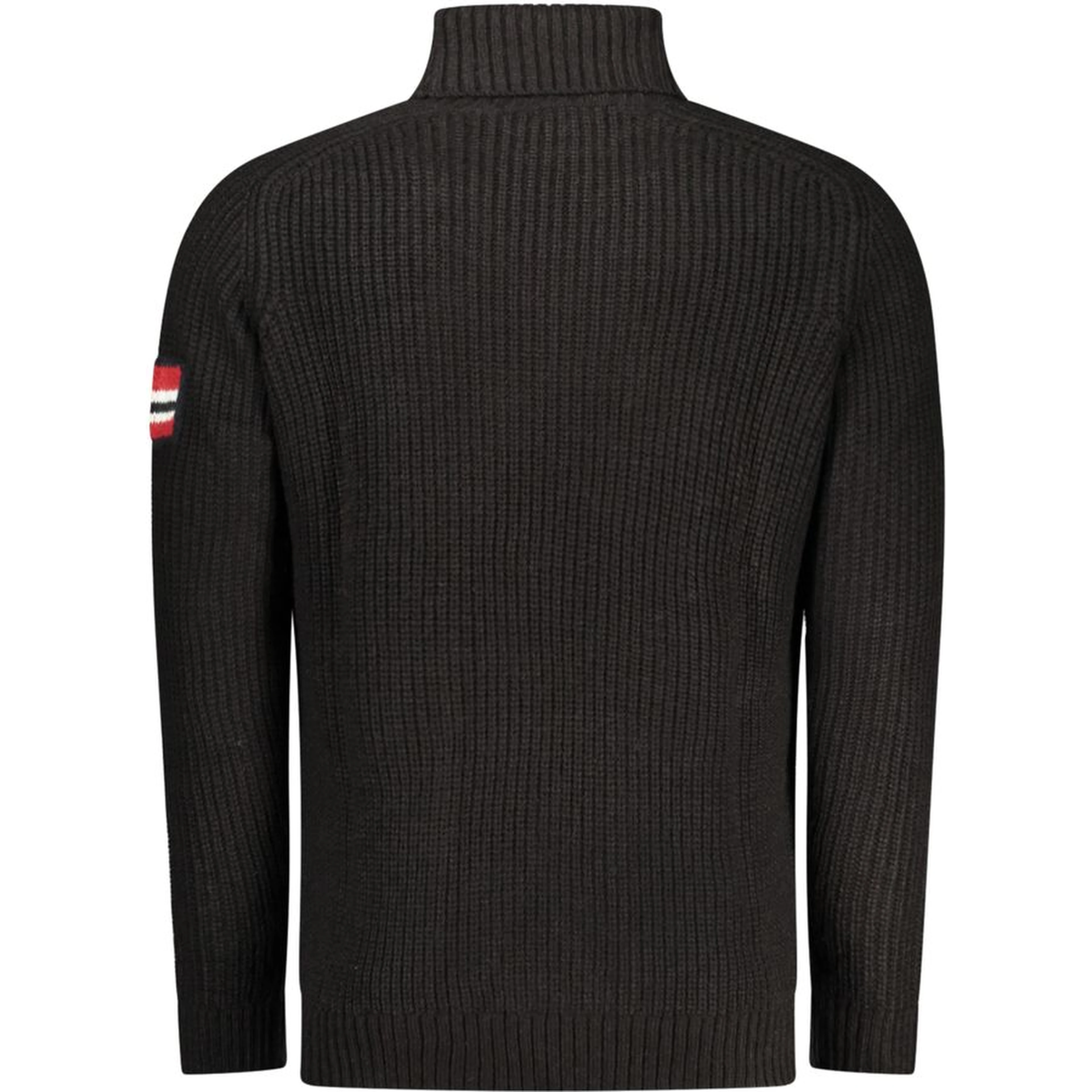 Black Wool Men Sweater