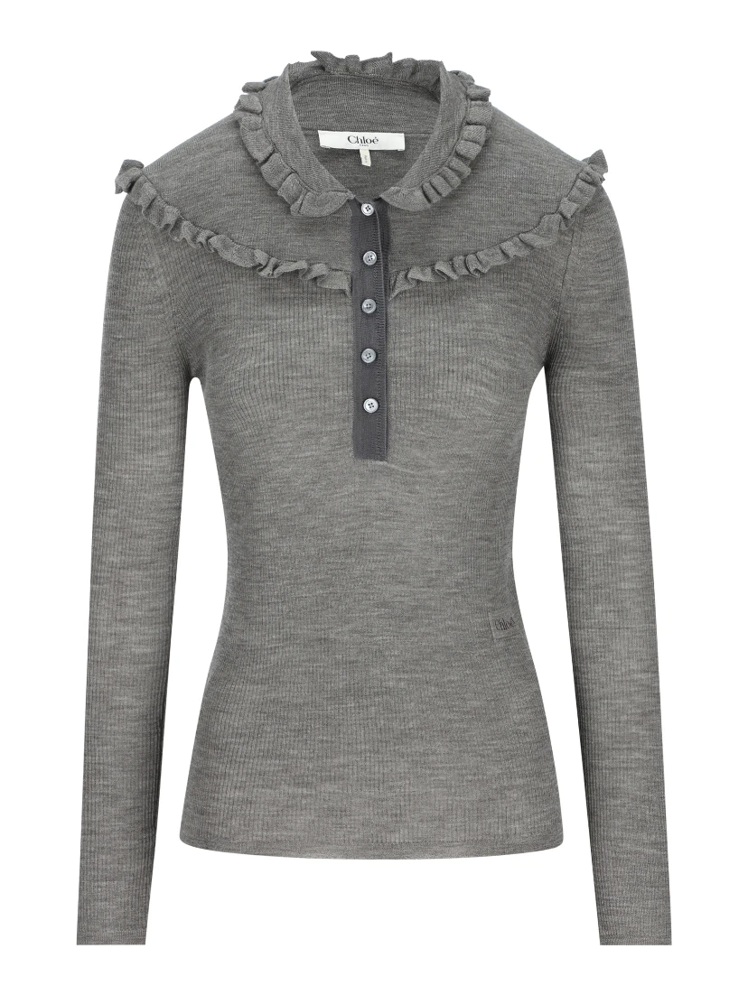 Chloè Sweaters Grey