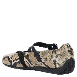 Ballet shoes SPEEDCAT BALLET SNAKE Multicolor in Leather Women